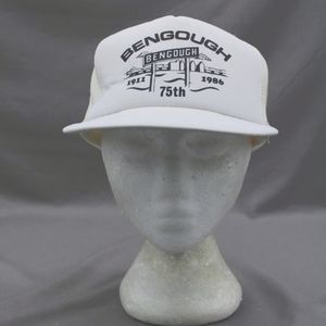 Vintage Screened Trucker Hat - Bengough 75th Anniversary - Adult Snapback
